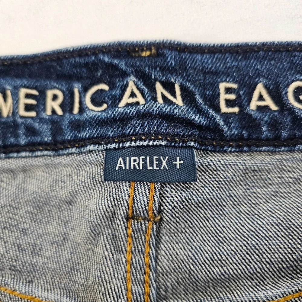 American Eagle AirFlex+ Athletic Fit Jeans Men's 34x32 Dark Wash Stretch Denim